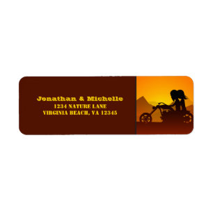 Motorcycle Couple Mountain Sunset/Sunrise Adresse