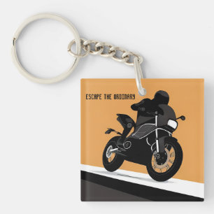 Motorcycle Design For Bikers And Riders Keychain