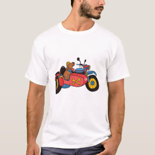Motorcycle Dog in sidecar T-Shirt