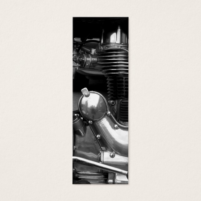 Motorcycle Engine II Bookmark (Front)