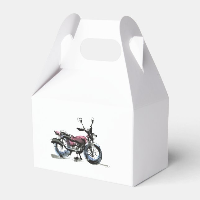 Motorcycle Favor Box (Front Side)