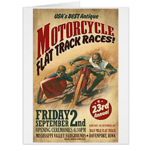 Motorcycle flat track races2