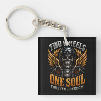 🦅 Motorcycle Freedom Graphic For Riders 🏍️ Keychain