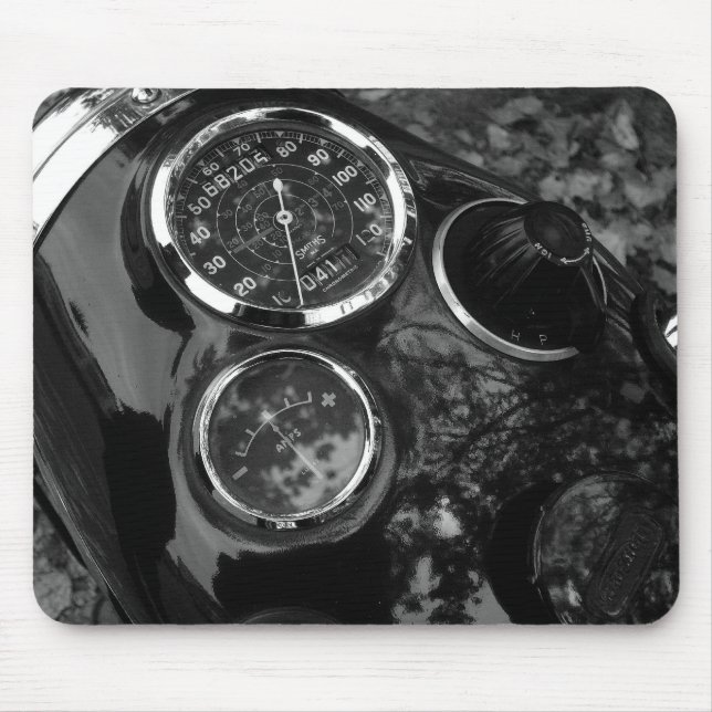 Motorcycle Gauges Mouse Pad (Front)