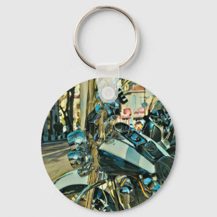 Motorcycle gift keychain