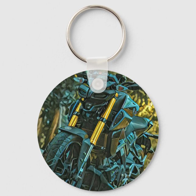 Motorcycle gift keychain (Front)