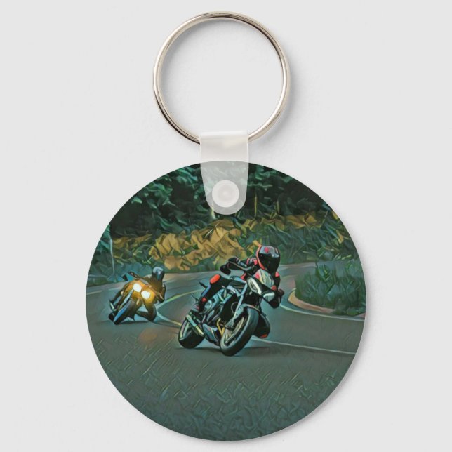 Motorcycle gift keychain (Front)