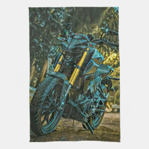 Motorcycle gift kitchen towel