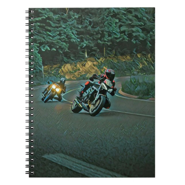 Motorcycle gift notebook (Front)