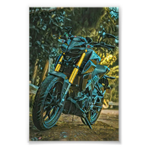 Motorcycle gift photo print