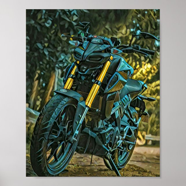 Motorcycle gift poster (Front)