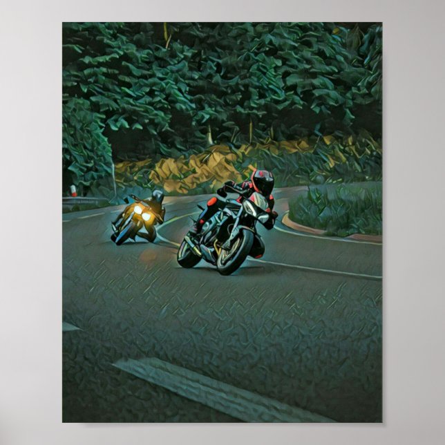 Motorcycle gift poster (Front)