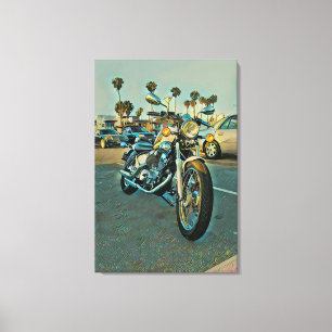 Motorcycle gifts canvas print