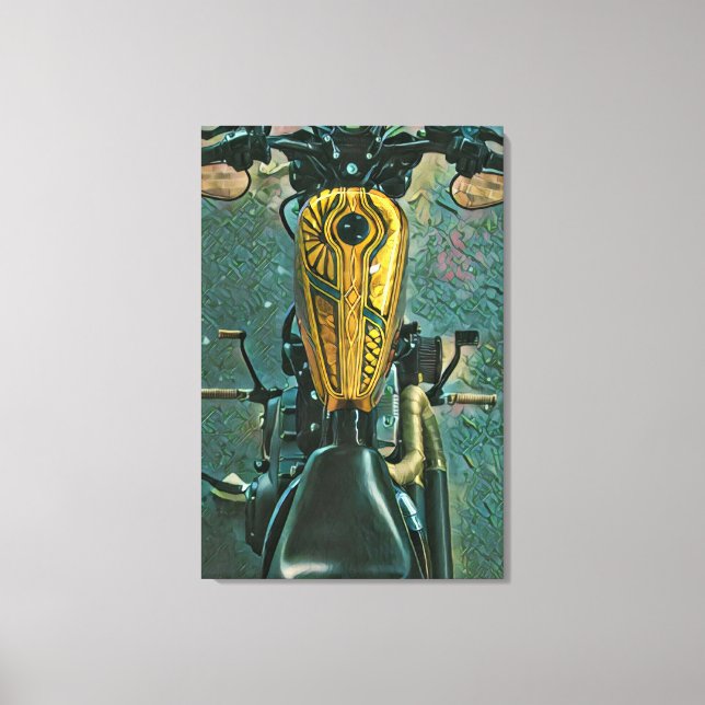 motorcycle gifts for him canvas print (Front)