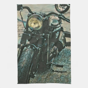 motorcycle gifts for him kitchen towel