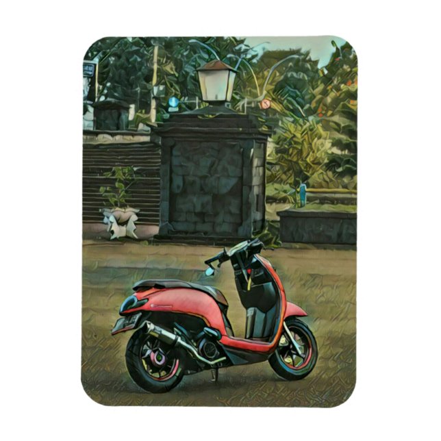 motorcycle gifts for him magnet (Vertical)