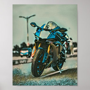 motorcycle gifts for him poster