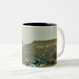 Motorcycle gifts Two-Tone coffee mug