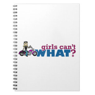 Motorcycle Girl Notebook