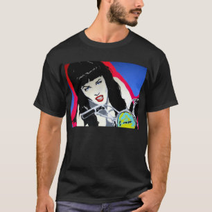 "Motorcycle Girl" on a Shirt