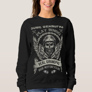Motorcycle Grandpa Biker Biking Motorcycling sport Sweatshirt