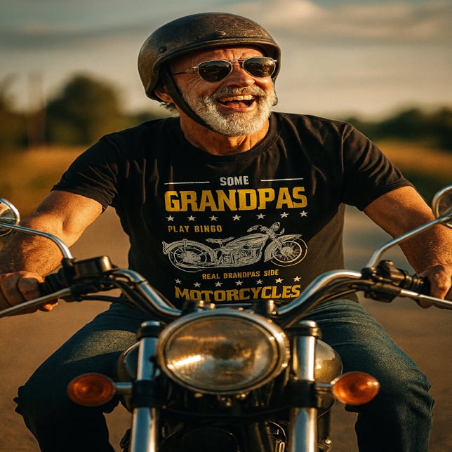 Motorcycle Grandpa T-Shirt (Creator Uploaded)
