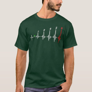 Motorcycle Heartbeat 6 speed gear shift Bike T-Shirt