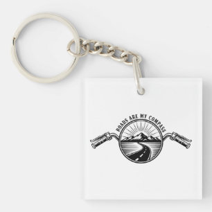 Motorcycle Horizon Adventure      Keychain
