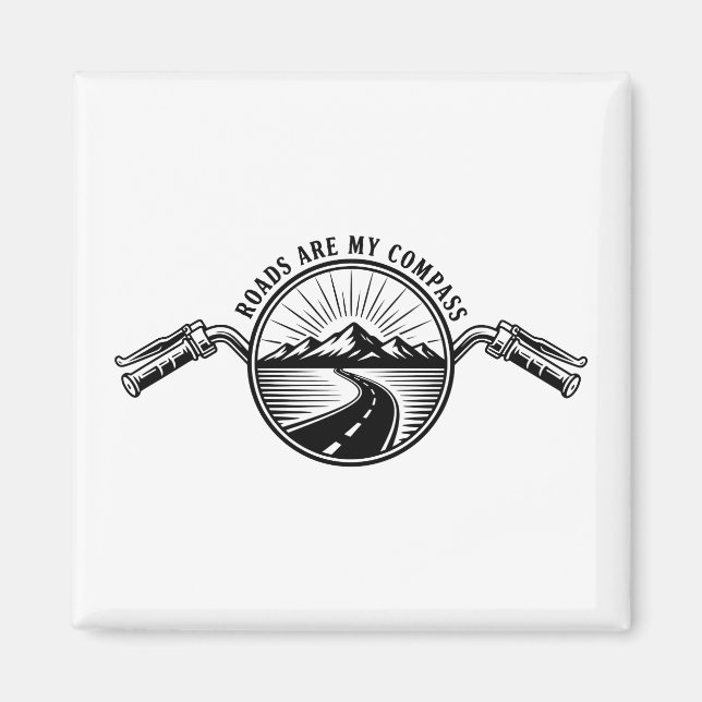 Motorcycle Horizon Adventure      Magnet (Front)