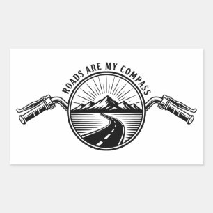 Motorcycle Horizon Adventure Sticker