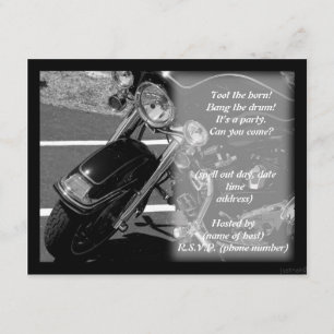 motorcycle iii party invite