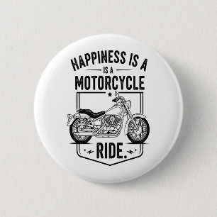 Motorcycle in Desert Cactus Western Set (2) 2 Inch Round Button