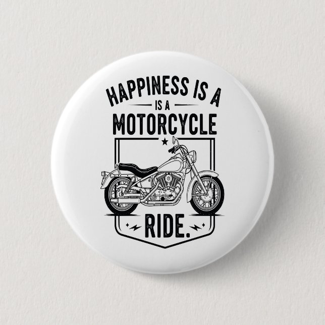 Motorcycle in Desert Cactus Western Set (2) 2 Inch Round Button (Front)