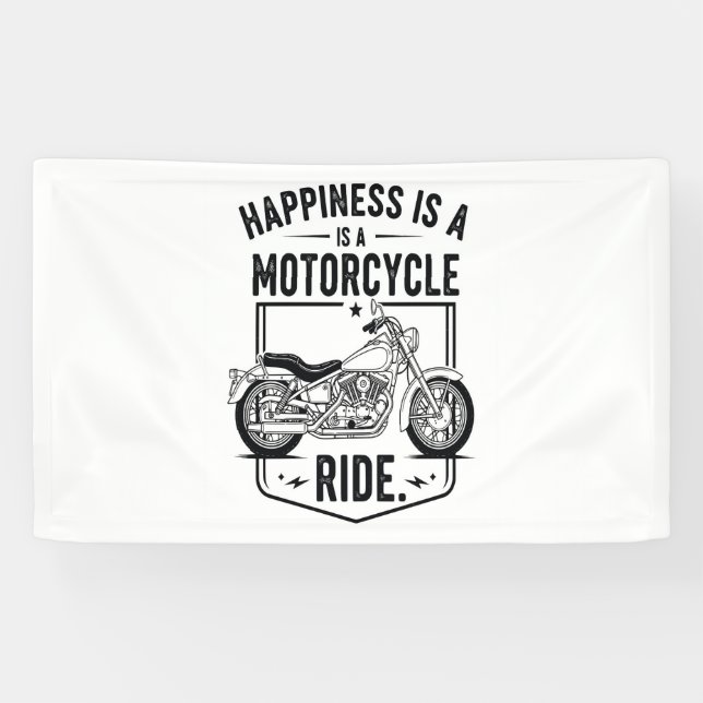 Motorcycle in Desert Cactus Western Set (3) Banner (Horizontal)