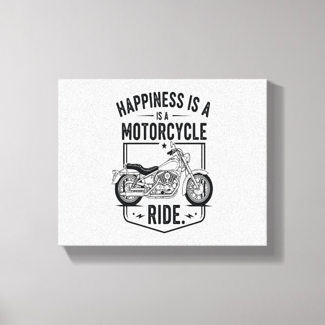 Motorcycle in Desert Cactus Western Set (4) Canvas Print (Front)