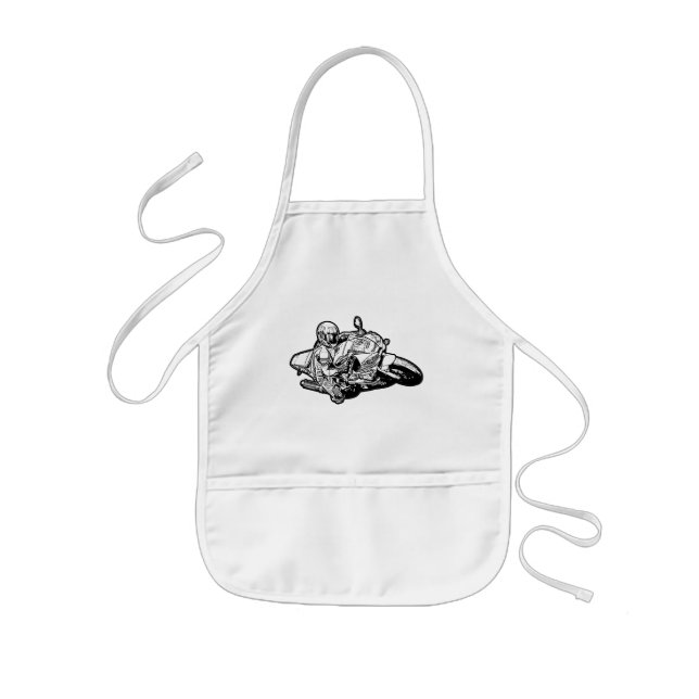Motorcycle   kids apron (Front)