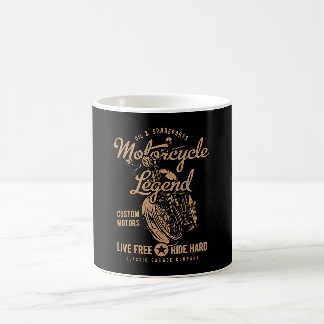 Motorcycle Legend Live Free Ride Hard Coffee Mug (Creator Uploaded)