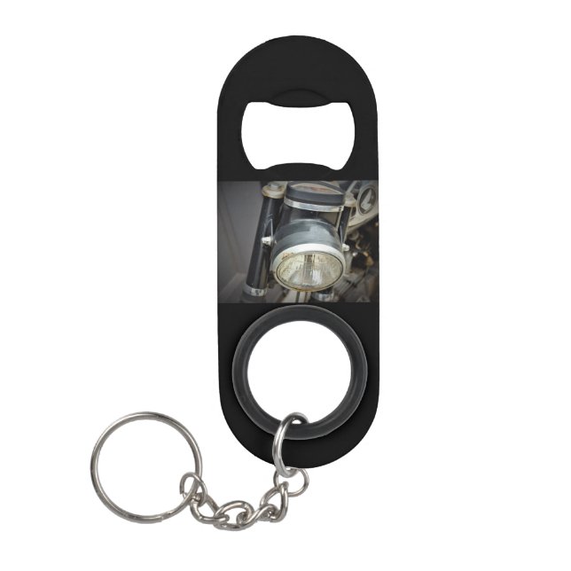 Motorcycle Light Keychain Bottle Opener (Front)