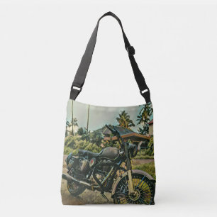 Motorcycle lover gift crossbody bag