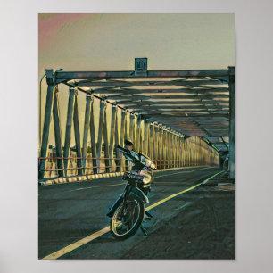 Motorcycle lover gift poster