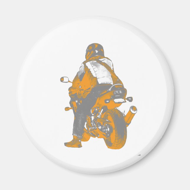 Motorcycle Magnet (Front)