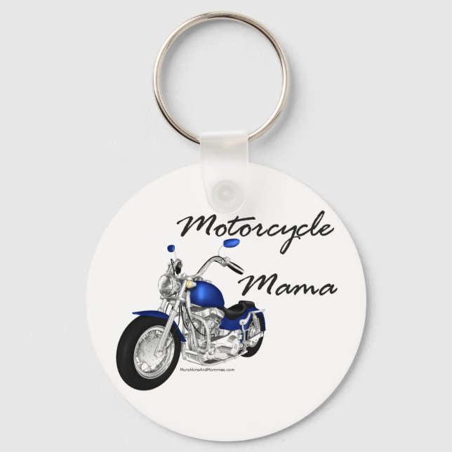 Motorcycle Mama Keychain (Front)