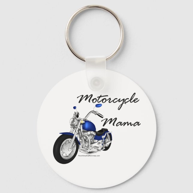 Motorcycle Mama Keychain (Front)