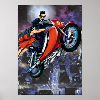 Motorcycle Man Poster
