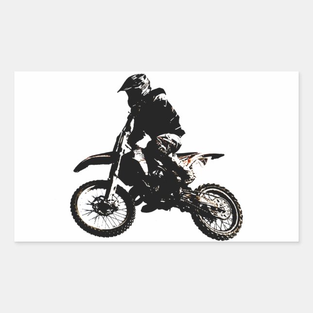 Motorcycle Motocross Sticker (Front)