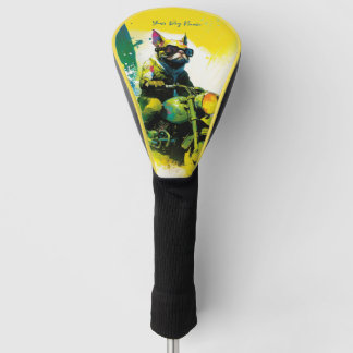Motorcycle, Motorbike - Anime French Bulldog 007 Golf Head Cover