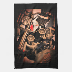 Motorcycle Motorbike Biker Kitchen Towel