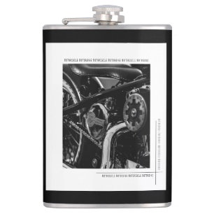 Motorcycle Motorbike Biker Ride Rider Hip Flask