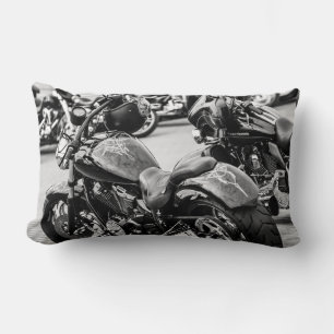 Motorcycle Motorbike Bikers Ride Riders Details Lumbar Pillow