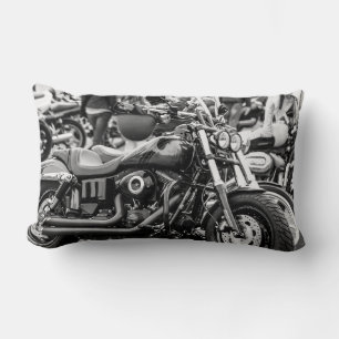 Motorcycle Motorbike Bikers Ride Riders Lifestyle Lumbar Pillow